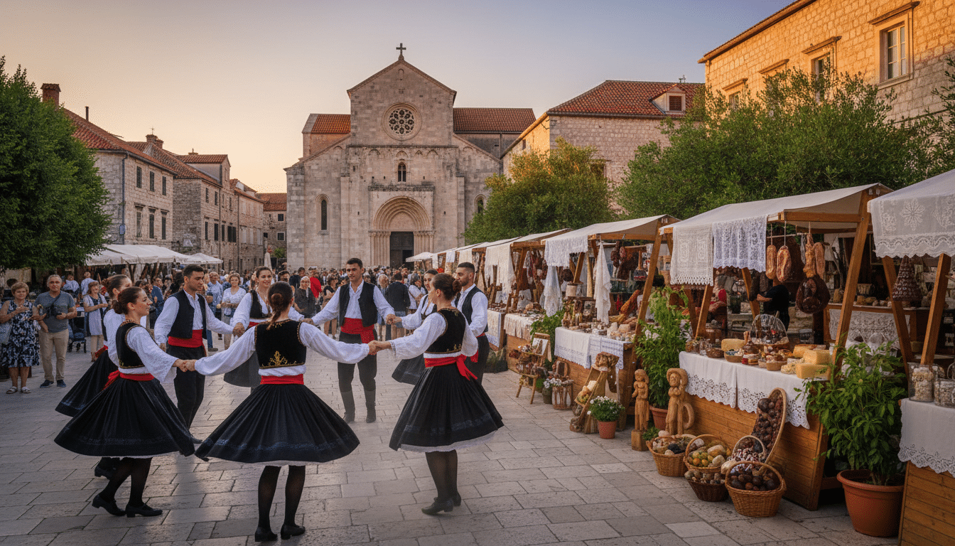 folklore in Šibenik