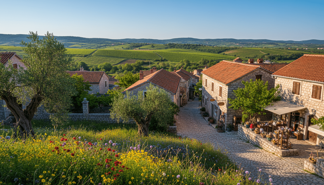inland villages near sibenik