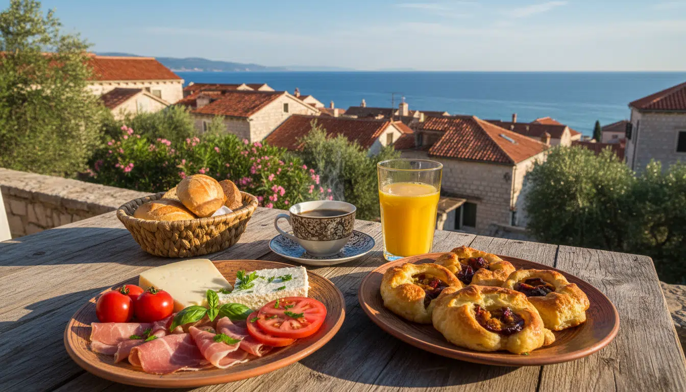 typical breakfast croatia