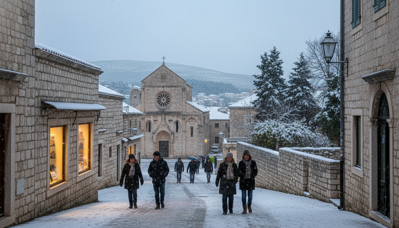 sibenik winter travel