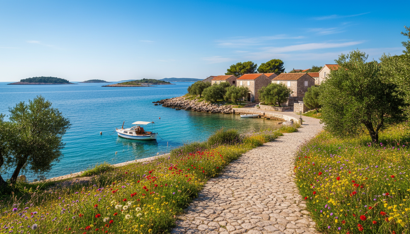 car free islands near sibenik