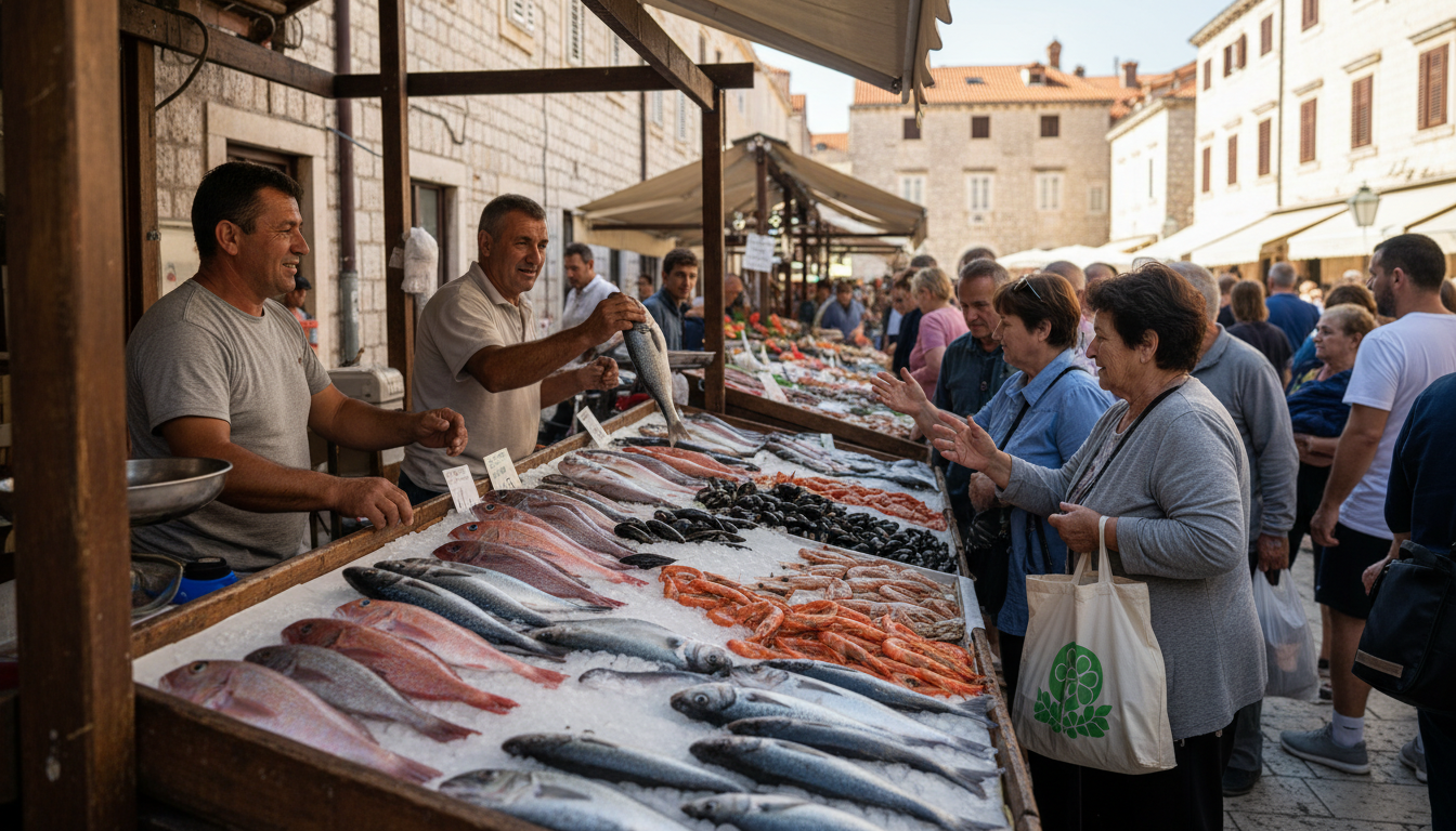 seafood prices sibenik